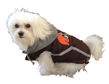 Picture of Cleveland Browns Dog Puffer Vest.