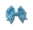 Picture of Hair Bow - Lg Blue Crowns