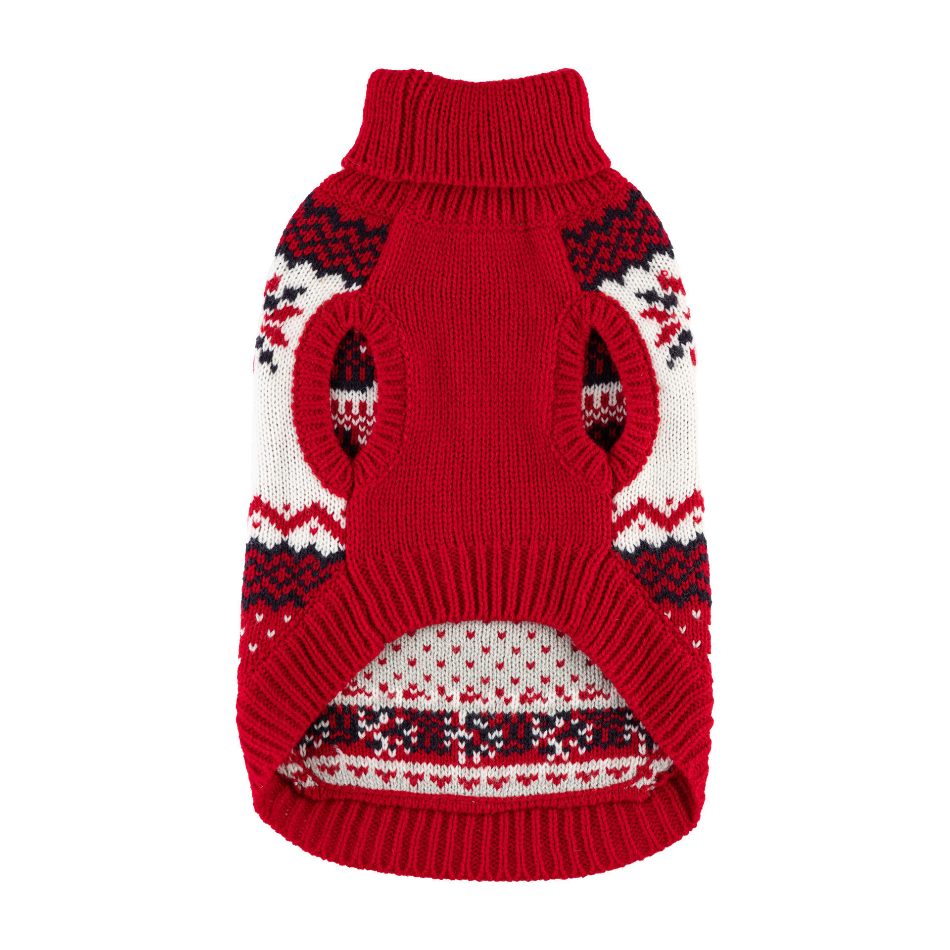 Picture of Fair Isle Sweater Red/Navy