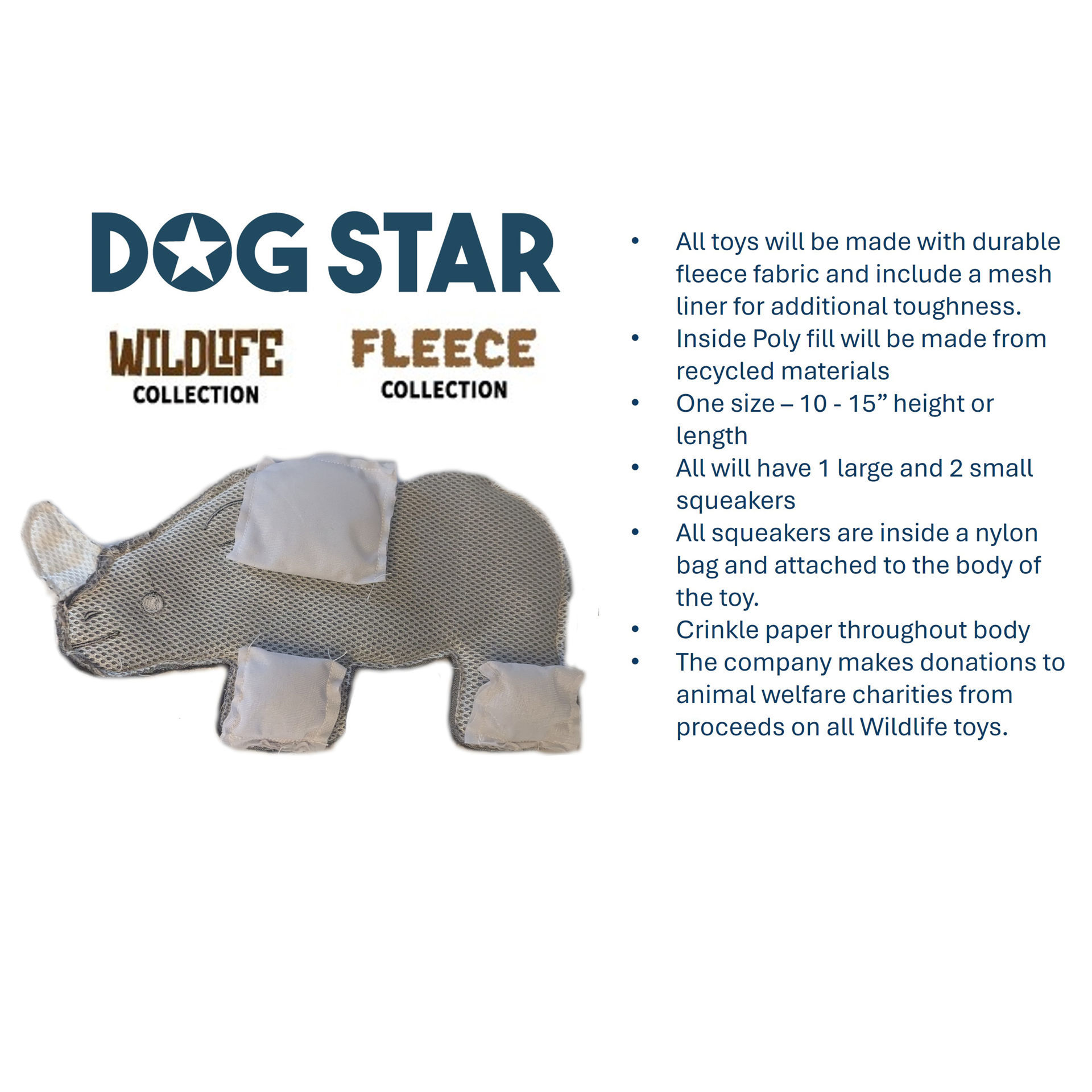 Picture of Fleece Toy - Pig