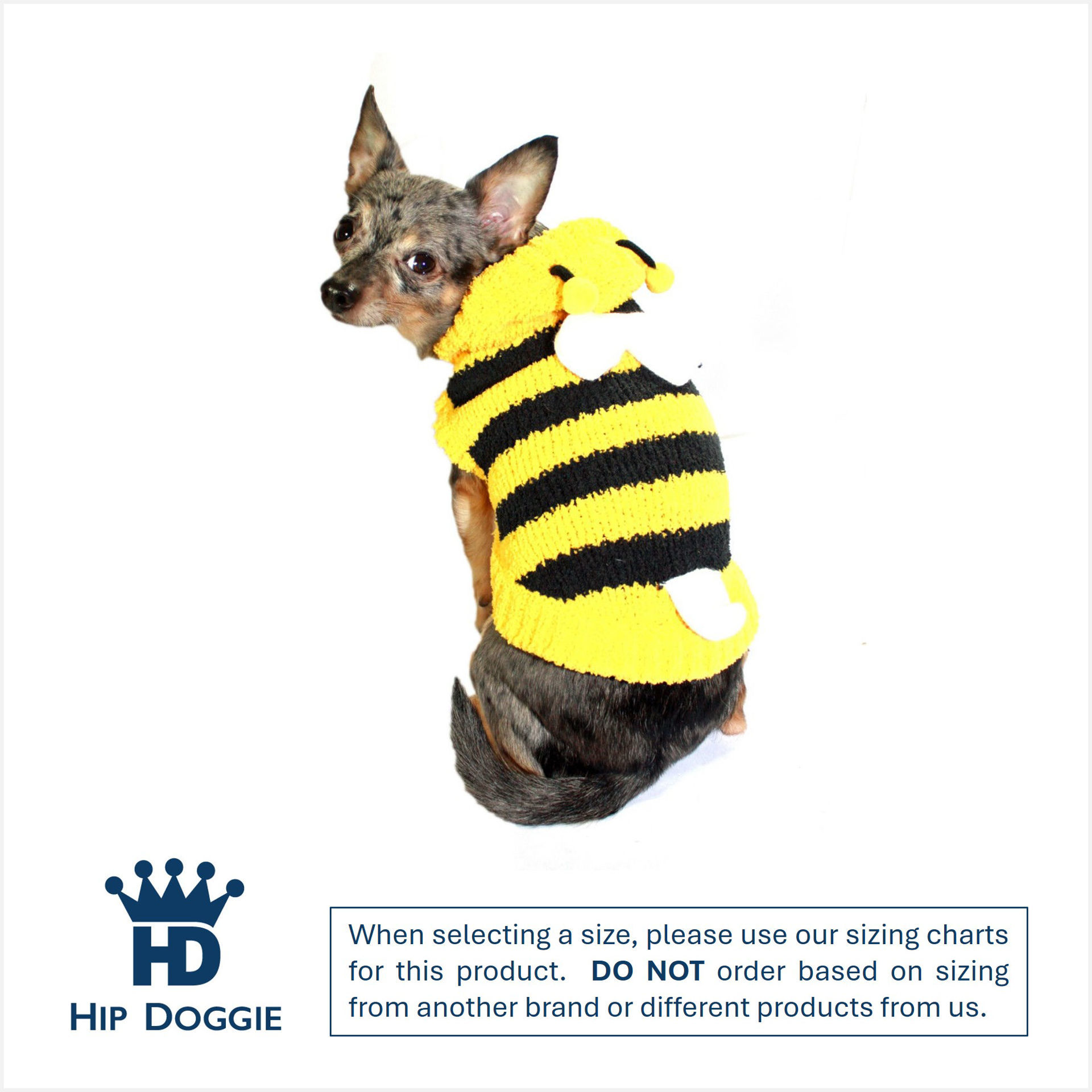 Picture of Chenille Bumble Bee Hoodie