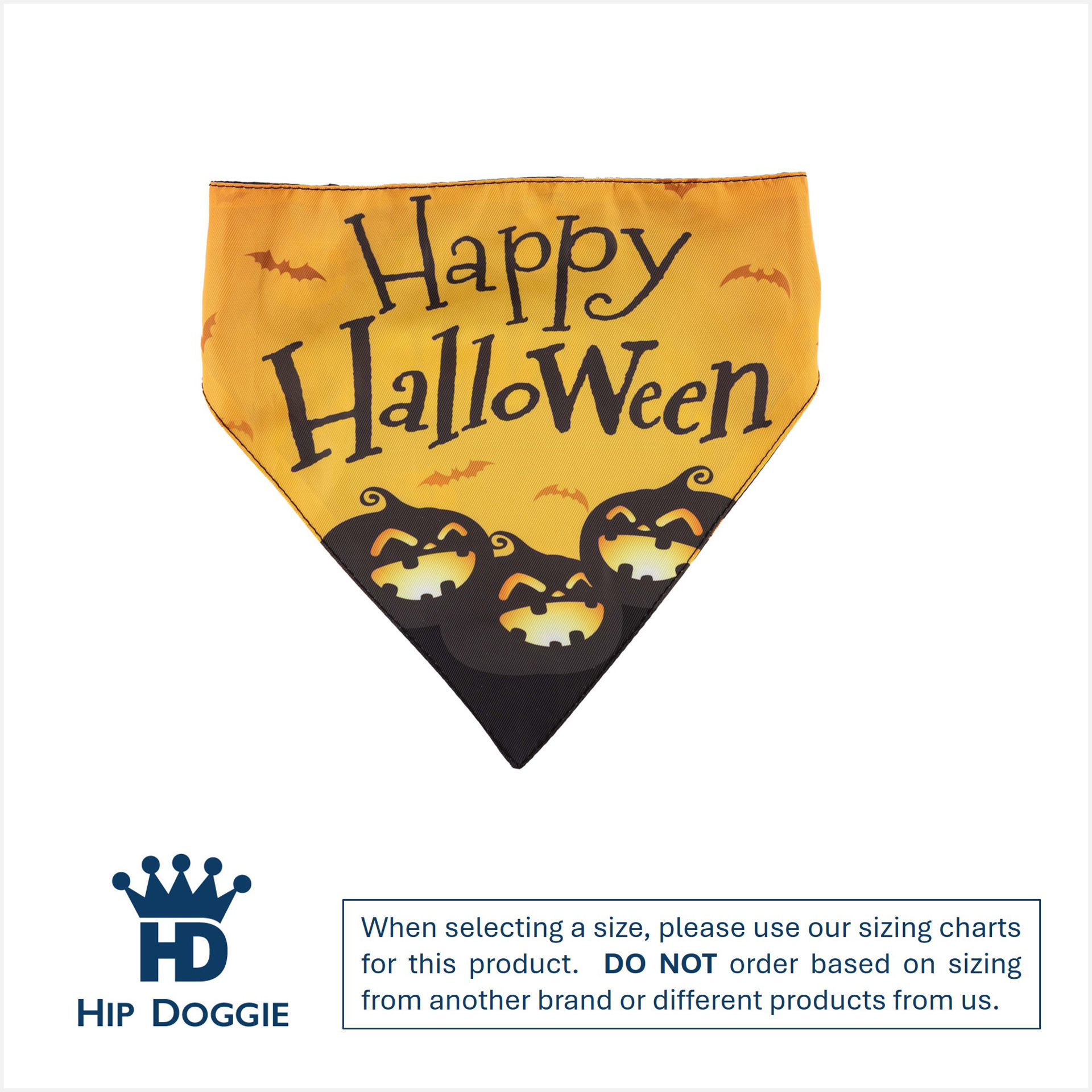 Picture of Two Sided Bandana - Lil Pumpkin