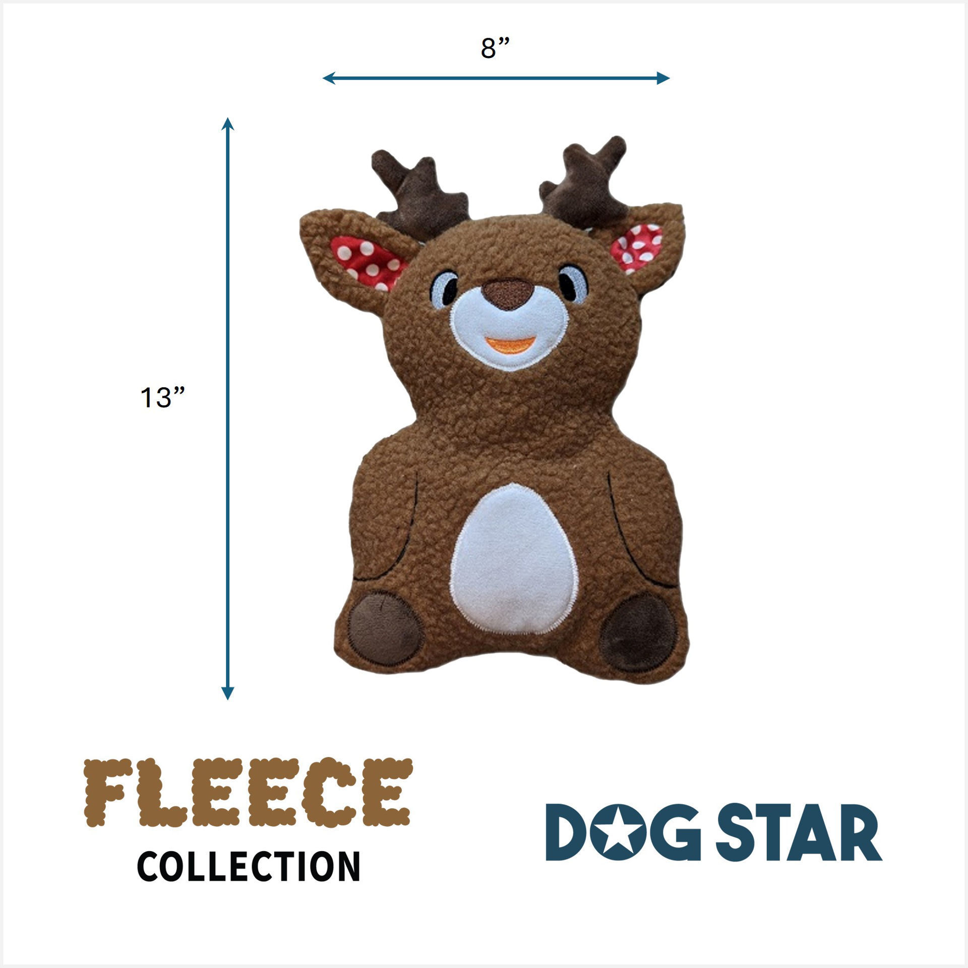 Picture of Holiday Fleece Toy - Reindeer