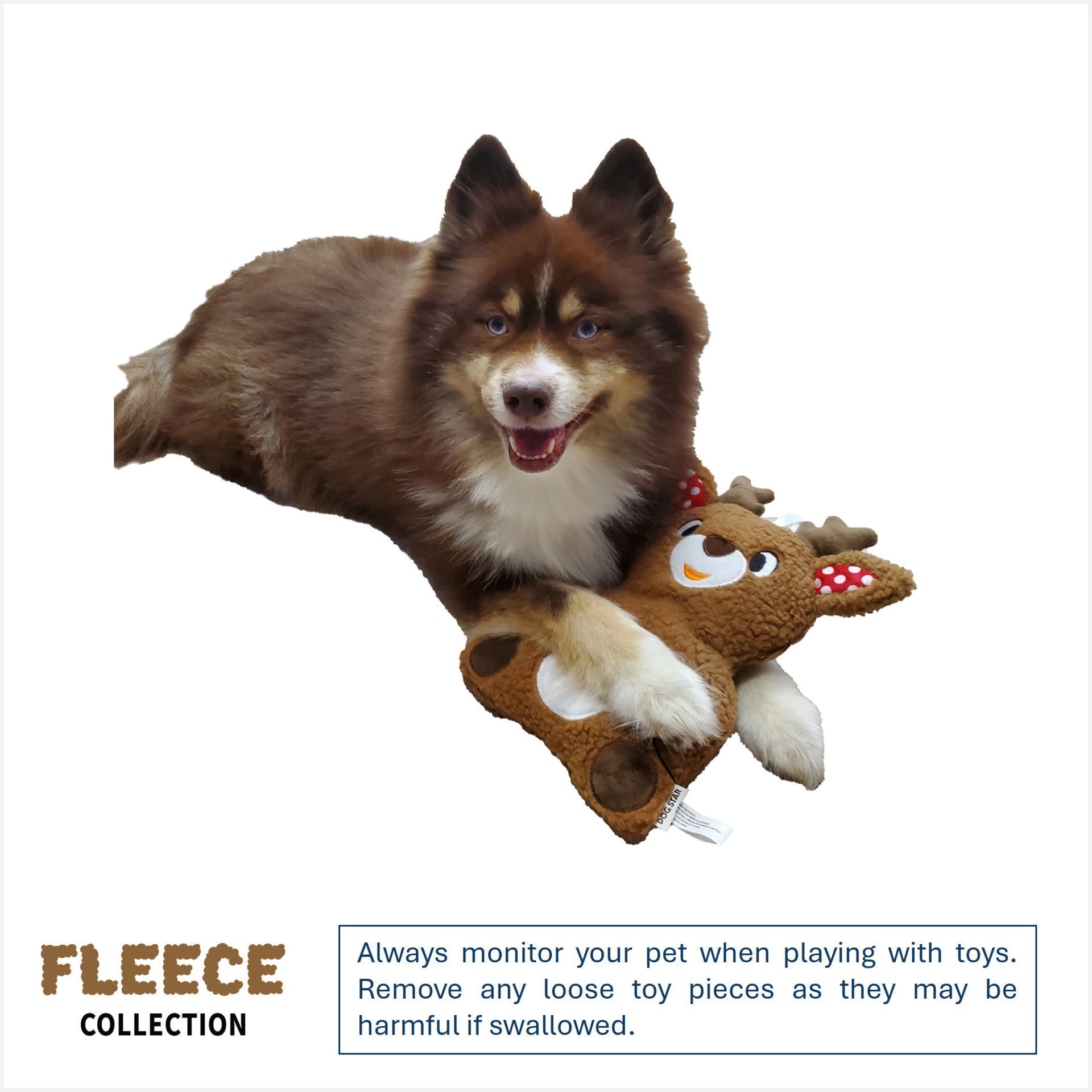 Picture of Holiday Fleece Toy - Reindeer