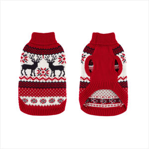 Picture of Fair Isle Sweater Red/Navy