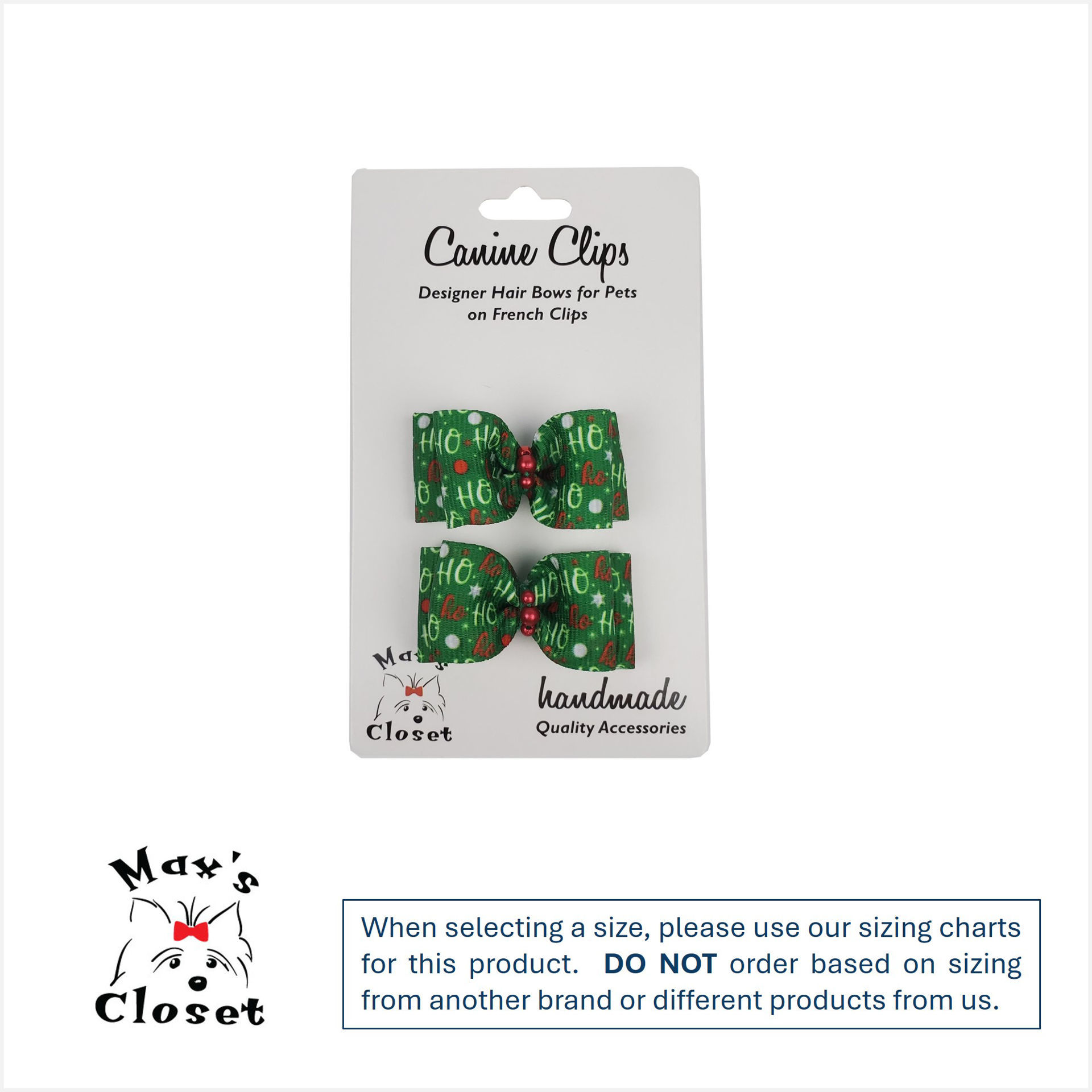 Picture of Hair Bows - Sm Ho-Ho-Ho