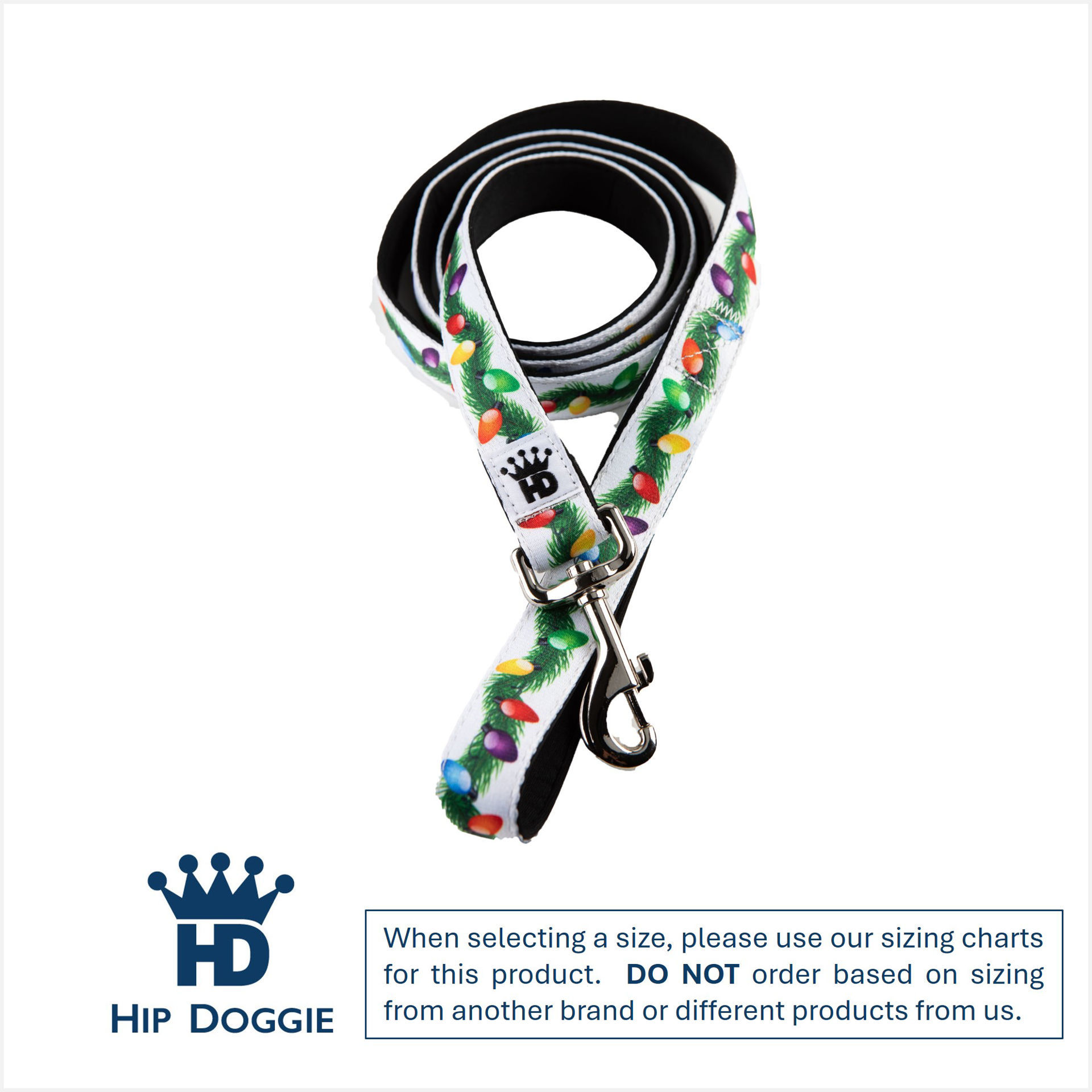 Picture of Leash  1" X 5' - Christmas Lights