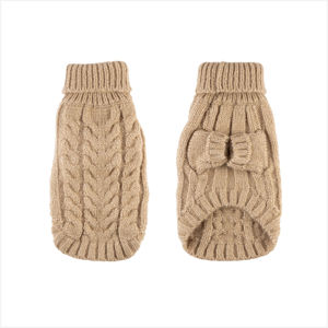 Picture of Sand Angora Cable Knit Sweater